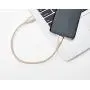 Amazon Basics Double Braided Nylon USB-C to USB-A 2.0 Fast Charging Cable, 3A - 1-Foot, Gold Amazon Basics Double Braided Nylon USB-C to USB-A 2.0 Fast Charging Cable, 3A - 1-Foot, Gold