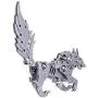 RuiyiF DIY 3D Puzzles Assembly Metal Model Kits for Adult, Detachable 3D Jigsaw Puzzles, Ornament for Desk (Wolf)