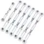Hobbypark Adjustable Aluminum Turnbuckles / Camber Link with Rod Ends Sets for Traxxas Slash 4X4 / 2WD 1/10 Upgrade Parts,7 Pieces (Sliver)