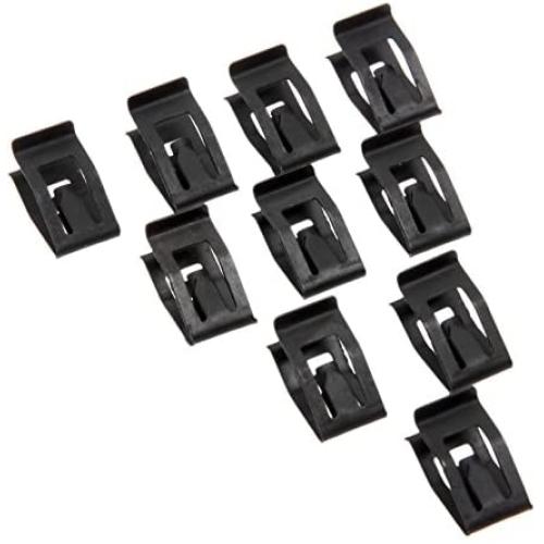Mtsooning 50 Pcs Universal Auto Car Front Console Dash Dashboard Trim Metal Retainer Black