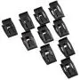 Mtsooning 20 Pcs Universal Auto Car Front Console Dash Dashboard Trim Metal Retainer Black Mtsooning 20 Pcs Universal Auto Car Front Console Dash Dashboard Trim Metal Retainer Black