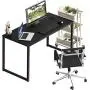 SHW Home Office 48-Inch Computer Desk, Black SHW Home Office 48-Inch Computer Desk, Black