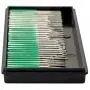 Loggers Art Gens 30Pcs Diamond Burr Set on 1/8Inch Shank Assorted Great Quality Cut Solid Carbide Rotary Burr Set for Glass, Gemstone, Metal Loggers Art Gens 30Pcs Diamond Burr Set on 1/8Inch Shank Assorted Great Quality Cut Solid Carbide Rotary Burr Set for Glass, Gemstone, Metal