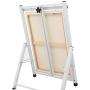Bob Ross 2-in-1 Studio Easel - As Seen on Netflix Metal Easel Four Legged Tabletop Easel - White