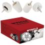 WTSCLS Polishing Wheel for Drill 4 Pack, Buffing Pads Wheel Polisher Kit with 1/4'' Hex Shafts for Dremel Tools