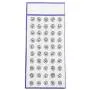 50 Pairs/Set Silver 8mm Metal Sew-on Snap Buttons Press Stud Fasteners Press Button Craft Rapid Rivet Making Poppers Stainless Steel Stud Sewing Accessories Buttons Scrapbooking Dress Clothing Bags