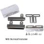 Hisencn Repair KIT Parts Grill Burner Tube, Porcelain Heat Plate Tent, Adjustable Carry Over Tubes Replacement for Brinkmann 4 Burner 810-2410-S, 810-1420-0, 810-1420-1, 810-1470-0 Gas Grill Models