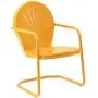Crosley Furniture CO1001A-TG Griffith Retro Metal Outdoor Chair, Tangerine Crosley Furniture CO1001A-TG Griffith Retro Metal Outdoor Chair, Tangerine