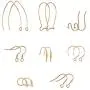 UNICRAFTALE 8 Styles 48pcs Earring Hooks Fish Hook Ear Wires Hypo-allergenic Stainless Steel Earring (0.7-1mm Pin) Earring Hooks Golden Metal Ear Wires for Jewelry Earring Parts DIY Making UNICRAFTALE 8 Styles 48pcs Earring Hooks Fish Hook Ear Wires Hypo-allergenic Stainless Steel Earring (0.7-1mm Pin) Earring Hooks Golden Metal Ear Wires for Jewelry Earring Parts DIY Making