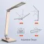 TaoTronics Gold Stylish Metal LED Desk Lamp, 5V/2A USB Port, 5 Color Modes, 6 Brightness Levels, Touch Control, Timer, Night Light for Living Bedroom Study Room Office