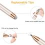 Stylus for iPad Pencil, MEKO 2 in 1 Universal Disc Stylus Touch Screen Pens for Apple/iPhone/Ipad pro/Mini/Air/Android/Microsoft/Surface and Other Touch Screens with 5 Replacement Tips-Champagne