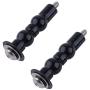 Toilet Seat Hinge Screw Compatible with TOTO Toilet, Expanding Rubber Bolt Top Nuts Set for Top Mount Toilet Seat Tightening Kit Replacement,Toilet Seat Blind Hole Fixing Kit for TOTO Toilets,2 Pack