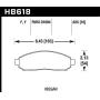 Hawk Performance HB618Y.625 LTS Brake Pad