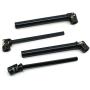 2PCS Stainless Steel Centre Drive Shaft CVD Upgrade Parts for 1/10 RC Crawler Axial SCX10 RC4WD D90 Redcat Gen7 /Pro Crawler (110-158MM)