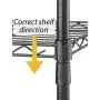 Whitmor Adjustable 3 Tier Shelving with Leveling Feet - Black Whitmor Adjustable 3 Tier Shelving with Leveling Feet - Black