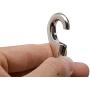 LOUHUA 10 Pieces 3 x 1 Inch Heavy Duty Nickel Plated Swivel Snap Hooks Pet Buckle