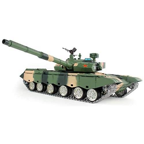 1/16 Scale Remote Control RC Tank, Henglong 1/16 6.0 Generation Chinese 99A RC Tank 3899A 360° Turret Metal Tracks Wheels