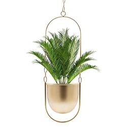 Hoobbii Hanging Planter-Metal Plant Hanger, Simple Modern Planter, Hanging Planters for Indoor Plants, Home Decoration Hanging Flower Pot