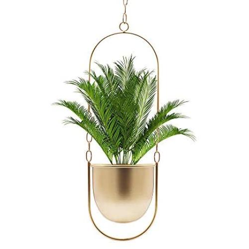 Hoobbii Hanging Planter-Metal Plant Hanger, Simple Modern Planter, Hanging Planters for Indoor Plants, Home Decoration Hanging Flower Pot