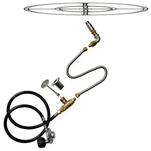 Stanbroil LP Propane Gas Fire Pit Stainless Steel Burner Ring Installation Kit, 12-inch Stanbroil LP Propane Gas Fire Pit Stainless Steel Burner Ring Installation Kit, 12-inch