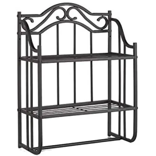 Silverwood Bathroom Wall Shelf, 18w 8.5d 24h, Oil Rubbed Bronze Silverwood Bathroom Wall Shelf, 18w 8.5d 24h, Oil Rubbed Bronze