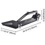 Yescom Front Bumper Winch Plate D-Ring Rock Crawler Textured Black for 1986-2006 Jeep Wrangler TJ YJ