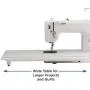 Brother PQ1500SL Sewing and Quilting Machine, Up to 1,500 Stitches Per Minute, Wide Table, 7 Included Feet Brother PQ1500SL Sewing and Quilting Machine, Up to 1,500 Stitches Per Minute, Wide Table, 7 Included Feet