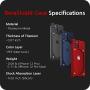 [iPhone 12/12 Pro] BeraShield Titanium Metal Slim Battery Case [Military Drop Tested, Lightweight, Naked Feel, Durable] Compatible with iPhone 12/12 Pro (Red)