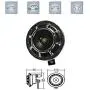Viping Car Horn 12V 135db Electric Horn Eletric Car Horn Kit High Tone Low Tone Metal Twin Horn Kit Bracket Cars Trucks SUVs RVs Vans Motorcycles Off Road Boats