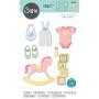 Sizzix Thinlits Die Set , New Baby #2, 12 Pack, One Size, Multicolor