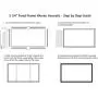 Silver Ticket Products STR Series 6 Piece Home Theater Fixed Frame 4K / 8K Ultra HD, HDTV, HDR & Active 3D Movie Projection Screen, 16:9 Format, 92'' Diagonal, Woven Acoustic Material STR-16992-WAB Silver Ticket Products STR Series 6 Piece Home Theater Fixed Frame 4K / 8K Ultra HD, HDTV, HDR & Active 3D Movie Projection Screen, 16:9 Format, 92'' Diagonal, Woven Acoustic Material STR-16992-WAB
