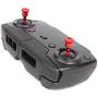 Tineer Remote Controller Parts, 1 Pair CNC Aluminum Transmitter Joystick Thumb Stick Non-Slip Rocker for DJI Mavic Air Drone (Red)