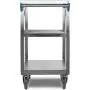 Carlisle UC3031827 Stainless Steel 18-8 Utility Cart, 300-lb. Capacity, 34'' x 18'' x 27'', 3 Shelf Carlisle UC3031827 Stainless Steel 18-8 Utility Cart, 300-lb. Capacity, 34'' x 18'' x 27'', 3 Shelf