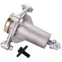 Spindle Assembly Fits for Craftsman/Husqvarna/Ariens/Poulan,Mandrel for Craftsman Husqvarna Ariens Poulan Tractor Mower Deck, Come with All Mounting Hardware including Threaded Bolt and Grease Fitting