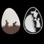 Easter Bunny Metal Die Cuts, Cutting Dies Cut Stencils for DIY Scrapbooking Photo Album Decorative Embossing Paper Dies for Card Making Template
