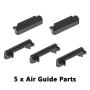 WINSINN Blower Fan 24V 40mm Turbine Turbo 4010 40x10mm Brushless Dual Ball Bearing, with Air Guide Parts (Pack of 5Pcs)