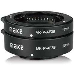 MEIKE MK-P-AF3B 10mm 16mm Auto Focus Extension Tube for Olympus Panasonic Micro Four Thirds System M4/3 Camera Lenses (All Plastic)