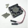 Easycargo Raspberry Pi Heatsink Fan Kit for Cooling Cooler Raspberry Pi 4 B, 3, Pi 2, Pi Model B+ (Green 2 Set)