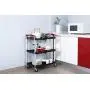 Olympia Tools 85-188 Pack-N-Roll Folding Collapsible Service Cart, Black, 50 Lb. Load Capacity per Shelf