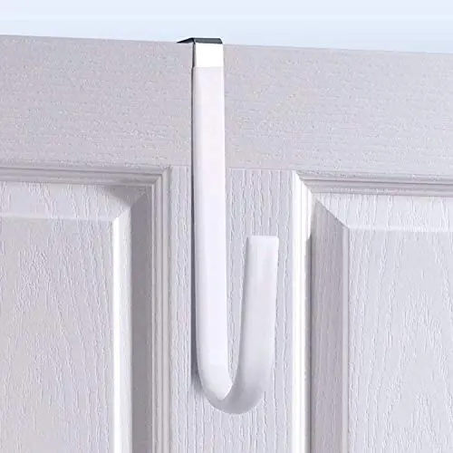 Over Door Hook White - 4Pack Soft Rubber Surface Design to Prevent Article Scratches,Single Door Hook for Bathroom,Kitchen,Bedroom,Cubicle,Shower Room Hanging Towel,Clothes,Pants,Shoe Bag,Coat Over Door Hook White - 4Pack Soft Rubber Surface Design to Prevent Article Scratches,Single Door Hook for Bathroom,Kitchen,Bedroom,Cubicle,Shower Room Hanging Towel,Clothes,Pants,Shoe Bag,Coat