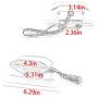 HONGPA Motorcycle Tail Lamp LED Bracket Taillights Hexagon shape For Harley 12 volt modified motorcycle Iron metal shell