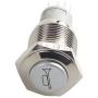 ESUPPORT 12V Car Vehicle Green LED Light Momentary Speaker Horn Push Button Metal Switch 16mm