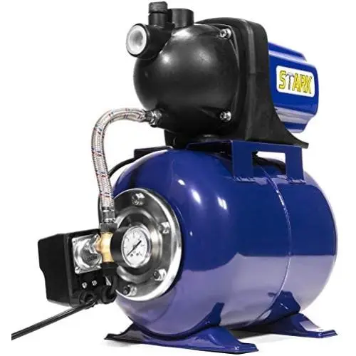 XtremepowerUS 1.6HP Shallow Well Pump Tank Garden Water Pump Booster System Pressurized Farm Irrigation 1000GPH, 1200W XtremepowerUS 1.6HP Shallow Well Pump Tank Garden Water Pump Booster System Pressurized Farm Irrigation 1000GPH, 1200W