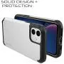 Luvvitt Ultra Armor Case Designed for iPhone 11 2019 with Removable Metal Plate for Magnetic Holder (car Phone Mount Cradle is not Included) for Apple iPhone XI 11 6.1 inch Screen - Silver