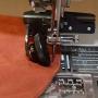 Leather Roller Presser Foot, Industrial Sewing Machine Parts, Easy to Use, Environmentally Friendly Leather Presser Foot Sewing Machine Roller Perfectly Fits All Low Shank Sewing Machines