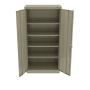 Tennsco 7218SD 7218 24 Gauge Steel Standard Welded Storage Cabinet, 4 Shelves, 150 lb. Capacity per Shelf, 36'' Width x 72'' Height x 18'' Depth, Sand