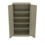 Tennsco 7224SD 7224 24 Gauge Steel Standard Welded Storage Cabinet, 4 Shelves, 200 lb. Capacity per Shelf, 36'' Width x 72'' Height x 24'' Depth, Sand