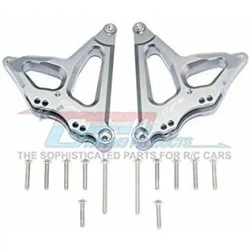 for Traxxas Unlimited Desert Racer 4X4 (#85076-4) Upgrade Parts Aluminum Rear Damper Mount - 1Pr Set Gray Silver for Traxxas Unlimited Desert Racer 4X4 (#85076-4) Upgrade Parts Aluminum Rear Damper Mount - 1Pr Set Gray Silver
