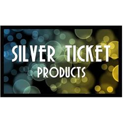 Silver Ticket Products STR Series 6 Piece Home Theater Fixed Frame 4K / 8K Ultra HD, HDTV, HDR & Active 3D Movie Projection Screen, 16:9 Format, 92'' Diagonal, Woven Acoustic Material STR-16992-WAB