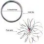 Jovitec 4 Pieces Flow Ring 3D Spinner Ring Spring Bracelet Arm Toy for Teens Adults Games Spinning Metal Globe Slides Down Arms (Color 1) Jovitec 4 Pieces Flow Ring 3D Spinner Ring Spring Bracelet Arm Toy for Teens Adults Games Spinning Metal Globe Slides Down Arms (Color 1)